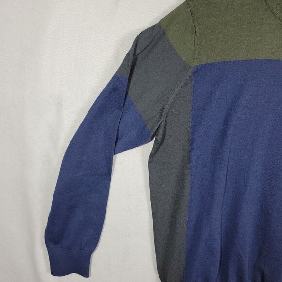 Kenneth Cole AWEAR-TECH Sweater Blue Green Long Sleeve Pullover Size XL Slim Fit - Picture 2 of 14